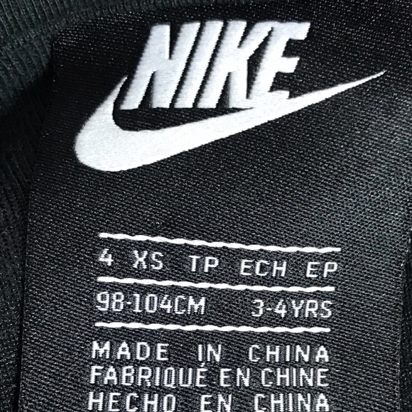 NWT Nike Girls Black Futura Full Zip Hoodie - Picture 5 of 12